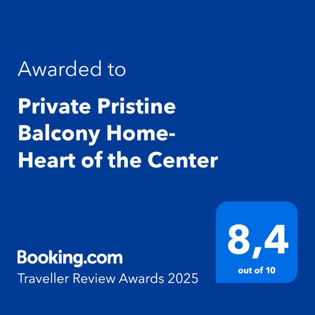 Private Pristine Balcony Home- Heart Of The Center テッサロニキ エクステリア 写真